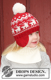 Free patterns - Children Earflap Hats / DROPS Extra 0-1048