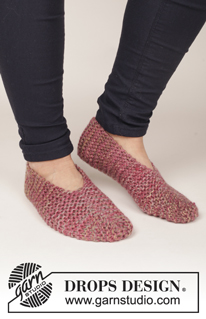 Free patterns - Dětské ponožky a papučky / DROPS Extra 0-1279