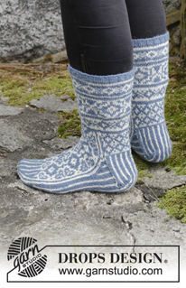 Free patterns - Calze & Pantofole / DROPS Extra 0-1414