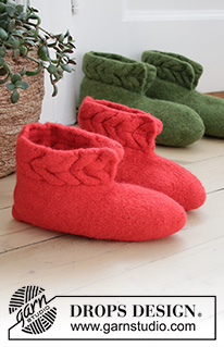 Free patterns - Chaussons / DROPS Extra 0-1459