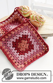 Free patterns - Potholders / DROPS Extra 0-1471