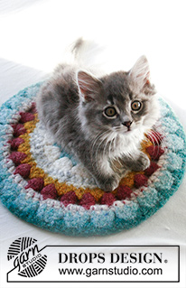 Free patterns - Felted Home Decor / DROPS Extra 0-1504