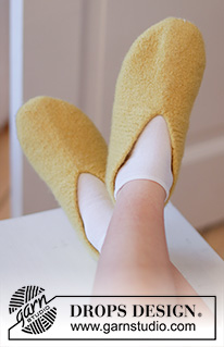 Free patterns - Slippers / DROPS Extra 0-1535