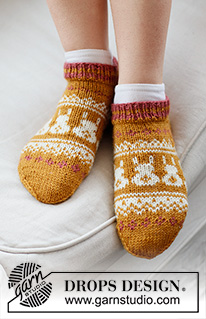 Free patterns - Calcetines Tobilleros para Mujer / DROPS Extra 0-1537