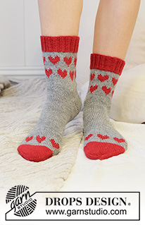 Free patterns - Valentine's Day / DROPS Extra 0-1567