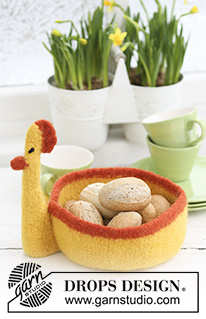 Free patterns - Felted Home / DROPS Extra 0-549