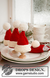 Free patterns - Decoraciones para la mesa de Navidad / DROPS Extra 0-569