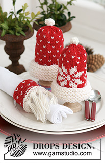 Free patterns - Egg & Bottle Warmers / DROPS Extra 0-580