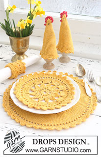 Free patterns - Coasters & Placemats / DROPS Extra 0-623