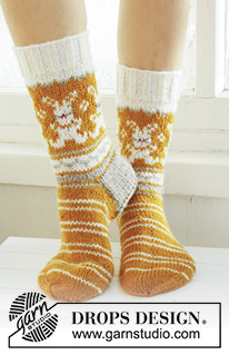 Free patterns - Calze & Pantofole / DROPS Extra 0-764