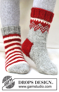 Free patterns - Children Socks & Slippers / DROPS Extra 0-865