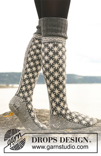 Free patterns - Nordiske sokker / DROPS 110-41