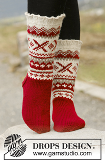 Free patterns - Calcetines / DROPS 135-44