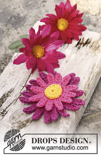 Free patterns - Dekorative Blumen / DROPS 147-47