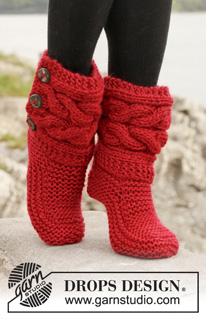 Free patterns - Chaussons / DROPS 150-4