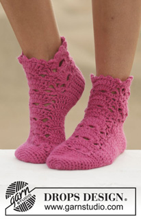 Free patterns - Dámské kotníkové ponožky / DROPS 154-33