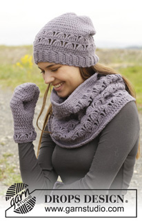 Free patterns - Neck Warmers / DROPS 158-41