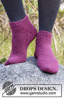 Free patterns - Children Socks & Slippers / DROPS 182-15