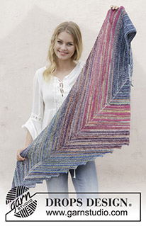 Free patterns - Xailes Grandes / DROPS 186-4