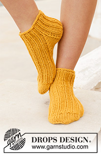 Free patterns - Calcetines Tobilleros para Mujer / DROPS 198-14