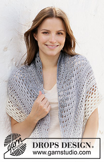 Free patterns - Store sjal / DROPS 211-21