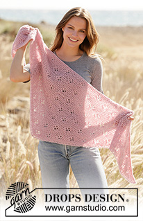 Free patterns - Xailes Grandes / DROPS 212-37