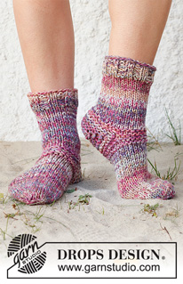 Free patterns - Calcetines Tobilleros para Mujer / DROPS 223-40