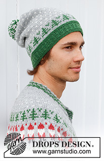 Free patterns - Cappelli di Natale / DROPS 233-14