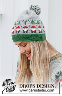 Free patterns - Cappelli di Natale / DROPS 234-62