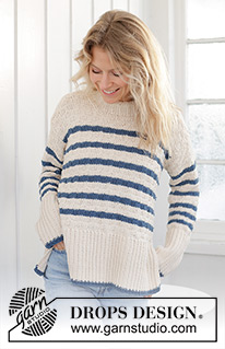 Free patterns - Swetry przez głowę w paski / DROPS 239-40