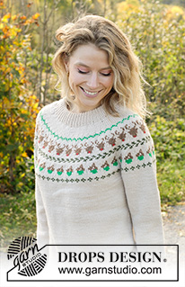 Free patterns - Świąteczne swetry / DROPS 243-35