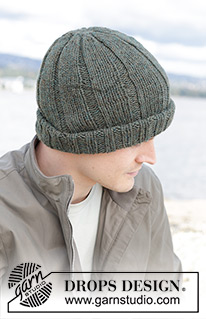Free patterns - Men's Hats & Headbands / DROPS 246-25
