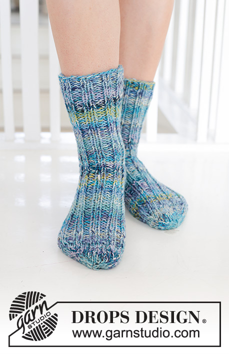 DROPS Design free patterns - Sokker til damer
