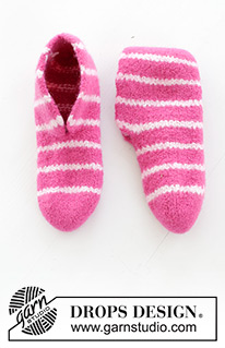 Free patterns - Slippers / DROPS 247-22