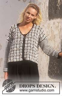 Free patterns - Retro Chic Throwback Oppskrifter / DROPS 56-12