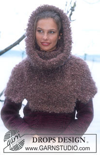 Free patterns - Hætteponcho / DROPS 79-28