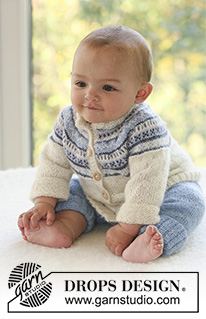 Free patterns - Chaquetas para bebé con jacquards nórdicos / DROPS Baby 16-10