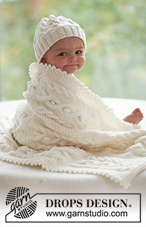 Free patterns - Decken für Babys / DROPS Baby 17-28