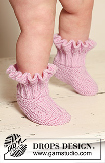 Free patterns - Baby Socks & Booties / DROPS Baby 19-19