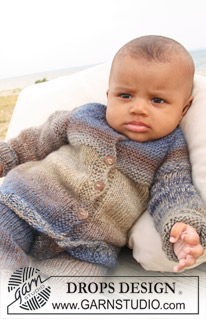Free patterns - Kabátky a propínací svetříky pro miminka / DROPS Baby 20-21