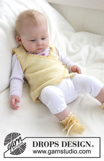 Free patterns - Top & Gilet baby / DROPS Baby 21-12