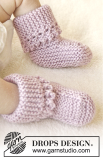 Free patterns - Ponožky a botičky pro miminka / DROPS Baby 25-4