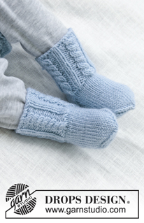 Free patterns - Ponožky a botičky pro miminka / DROPS Baby 31-8
