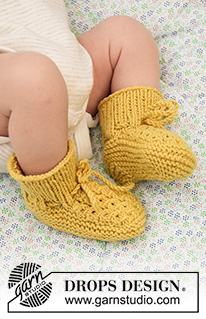 Free patterns - Baby calze & scarponcini / DROPS Baby 33-27