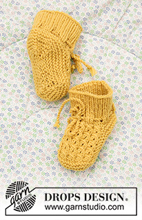 Free patterns - Ponožky a botičky pro miminka / DROPS Baby 33-27