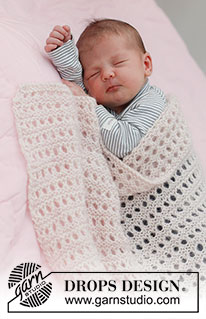 Free patterns - Decken für Babys / DROPS Baby 39-5