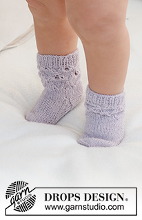 Free patterns - Baby calze & scarponcini / DROPS Baby 43-12