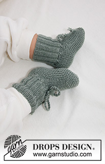 Free patterns - Ponožky a botičky pro miminka / DROPS Baby 43-20