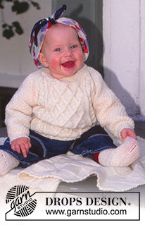 Free patterns - Skarpetki i kapcie dla niemowląt i małych dzieci / DROPS Baby 6-2