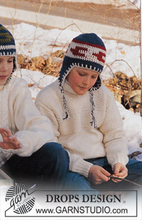 Free patterns - Laste kõrvaklappidega mütsid / DROPS Children 12-22